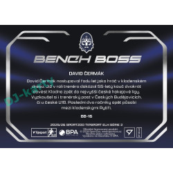 2025/26 Sportzoo ELH 2. serie #BB-16 David Čermák Bench Boss