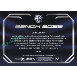 2025/26 Sportzoo ELH 2. serie #BB-14 Jiří Kudrna Bench Boss