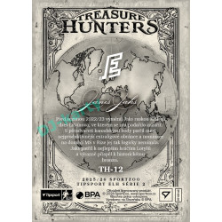 2025/26 Sportzoo ELH 2. serie #TH-12 Janis Jaks Treasure Hunter 