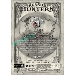 2025/26 Sportzoo ELH 2. serie #TH-23 Jakub Jeřábek Treasure Hunter 