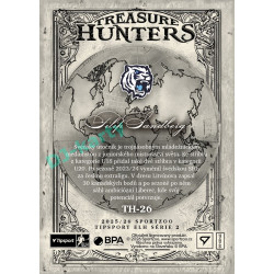 2025/26 Sportzoo ELH 2. serie #TH-26 Filip Sandberg Treasure Hunter 