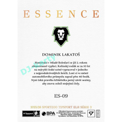 2025/26 Sportzoo ELH 2. serie #ES-09 Dominik Lakatoš Essence