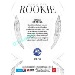 2025/26 Sportzoo ELH 2. serie #RP-18 Marek Hrabina Rookie Premiere
