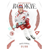 2025/26 Sportzoo ELH 2. serie #RP-16 Matěj Kubiesa Rookie Premiere Garnet Red xx/99