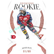 2025/26 Sportzoo ELH 2. serie #RP-10 Matúš Válek Rookie Premiere Garnet Red xx/99