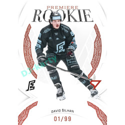 2025/26 Sportzoo ELH 2. serie #RP-12 David Šilhan Rookie Premiere Garnet Red xx/99