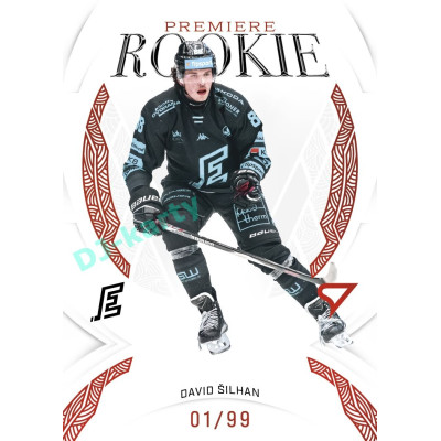 2025/26 Sportzoo ELH 2. serie #RP-12 David Šilhan Rookie Premiere Garnet Red xx/99