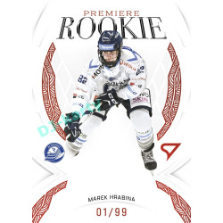 2025/26 Sportzoo ELH 2. serie #RP-18 Marek Hrabina Rookie Premiere Garnet Red xx/99