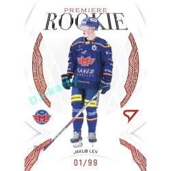 2025/26 Sportzoo ELH 2. serie #RP-15 Jakub Lev Rookie Premiere Garnet Red xx/99