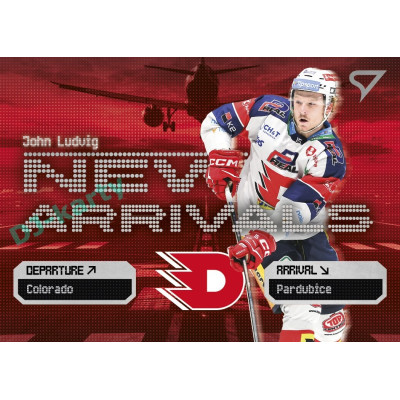 2025/26 Sportzoo ELH 2. serie #NA-06 John Ludvig New Arrivals