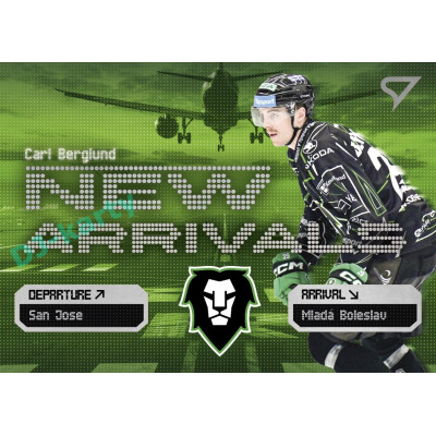 2025/26 Sportzoo ELH 2. serie #NA-20 Carl Berglund New Arrivals