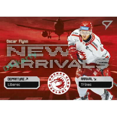 2025/26 Sportzoo ELH 2. serie #NA-22 Oscar Flynn New Arrivals
