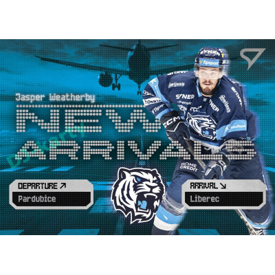 2025/26 Sportzoo ELH 2. serie #NA-29 Jasper Weatherby New Arrivals