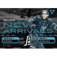 2025/26 Sportzoo ELH 2. serie #NA-17 Adam Lukošik New Arrivals Iron Grey xx/60