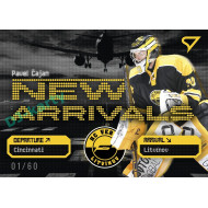 2025/26 Sportzoo ELH 2. serie #NA-24 Pavel Čajan New Arrivals Iron Grey xx/60