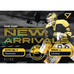 2025/26 Sportzoo ELH 2. serie #NA-24 Pavel Čajan New Arrivals Iron Grey xx/60