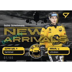 2025/26 Sportzoo ELH 2. serie #NA-26 Quinn Schmiemann New Arrivals Iron Grey xx/60