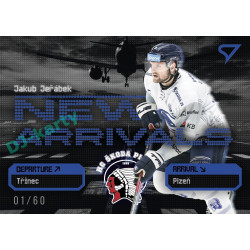 2025/26 Sportzoo ELH 2. serie #NA-27 Jakub Jeřábek New Arrivals Iron Grey xx/60