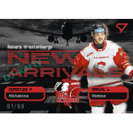 2025/26 Sportzoo ELH 2. serie #NA-36 Renars Krastenbergs New Arrivals Iron Grey xx/60