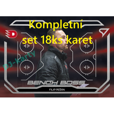 2025/26 Sportzoo ELH 2. serie kompletní set 18ks Bench Boss karet