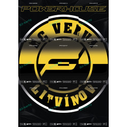 2025/26 Sportzoo ELH 2. serie kompletní set 9ks karet Powerhouse - Verva Litvínov