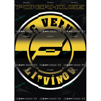 2025/26 Sportzoo ELH 2. serie kompletní set 9ks karet Powerhouse - Verva Litvínov