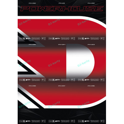 2025/26 Sportzoo ELH 2. serie kompletní set 9ks karet Powerhouse - Dynamo Pardubice