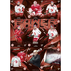 2025/26 Sportzoo ELH 2. serie kompletní set 9ks karet Powerhouse - Oceláři Třinec
