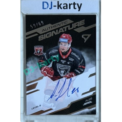 2025/26 Sportzoo ELH 2. serie #SL2-AJ Aleš Jergl Authentic Signature Level 2 54/69