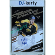 2025/26 Sportzoo ELH 2. serie #SL2-QS Quinn Schmiemann Authentic Signature Level 2 68/69