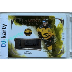 2025/26 Sportzoo ELH 2. serie #FSS-MB Marek Baránek Flaming Stick Cloud Silver Auto 08/30