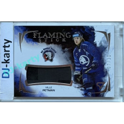 2025/26 Sportzoo ELH 2. serie #FSS-VP Ville Petman Flaming Stick Cloud Silver Auto 07/30