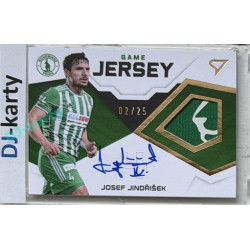 2021/22 Sportzoo Fortuna Liga 2. série #GJ-GJ-JJ Josef Jindřišek GAME JERSEY Signature 02/25
