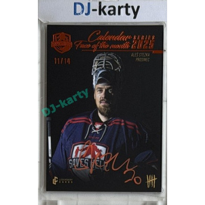 2025 LC Saves Help Calendar Series #FOM-12 Aleš Stezka Face of the month Signature 11/14