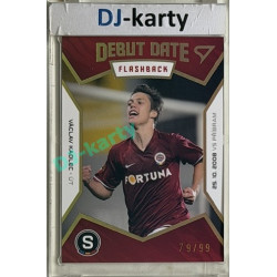 2021/22 Sportzoo Fortuna Liga 2. série #DF1 Václav Kadlec DEBUT DATE FLASHBACK LIMITED 79/99