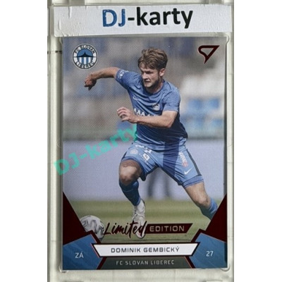 2021/22 Sportzoo Fortuna Liga 2. série #255 Dominik Gembický Red xx/49