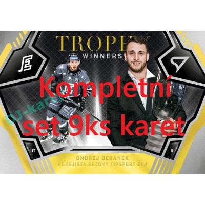 2024/25 Sportzoo ELH Play Off kompletní set 9ks karet Trophy Winner