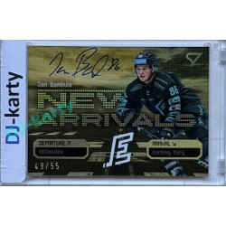 2025/26 Sportzoo ELH 2. serie #NAS-JB Jan Bambula New Arrivals Gold Auto 49/55