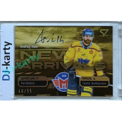 2025/26 Sportzoo ELH 2. serie #NAS-OV Ondřej Vála New Arrivals Gold Auto 46/55