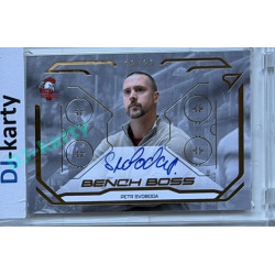 2025/26 Sportzoo ELH 2. serie #BBS-PS Petr Svoboda Bench Boss Gold Auto 18/35