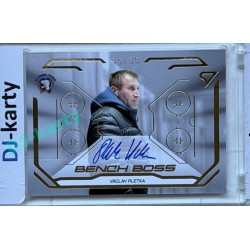 2025/26 Sportzoo ELH 2. serie #BBS-VP Václav Pletka Bench Boss Gold Auto 35/35