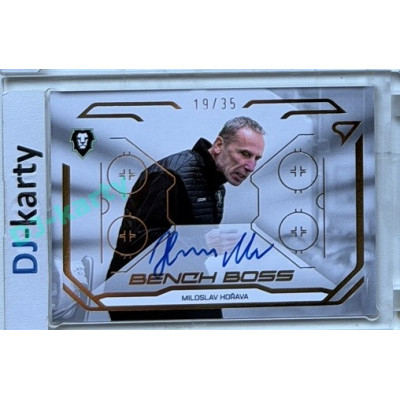 2025/26 Sportzoo ELH 2. serie #BBS-MH Miroslav Hořava Bench Boss Gold Auto 19/35