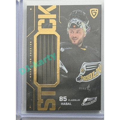 2025/26 Goal Cards Maxa liga #ST-25 Vladislav Habal Stick 20/20
