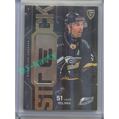 2025/26 Goal Cards Maxa liga #ST-24 Lukáš Pulpán Stick 07/10