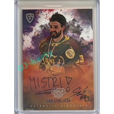 2025/26 Goal Cards Maxa liga #AS-18 Jan Strejček Champions Signature 1of1