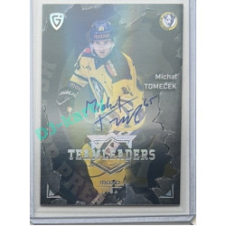 2025/26 Goal Cards Maxa liga #TL-20 Michal Tomeček Team Leaders Auto 10/10