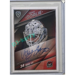 2025/26 Goal Cards Maxa liga #SG-09 Ádám Vay Goalies Auto 04/10