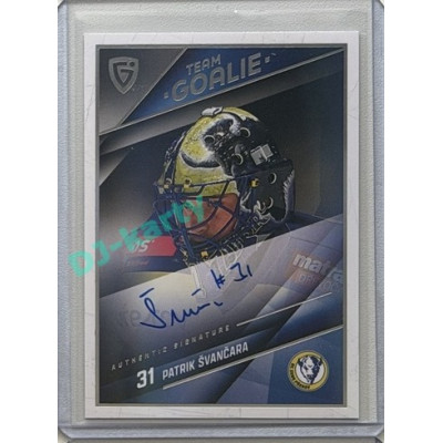 2025/26 Goal Cards Maxa liga #SG-25 Patrik Švančara Goalies Auto 04/10