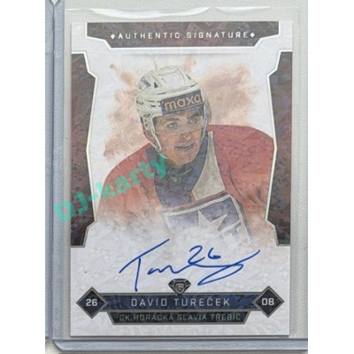 2025/26 Goal Cards Maxa liga #TRE-4 David Tureček Signatures 04/10
