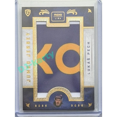 2025/26 Goal Cards Maxa liga #JJ-23 Lukáš Pech Jumbo Jersey 3/3
